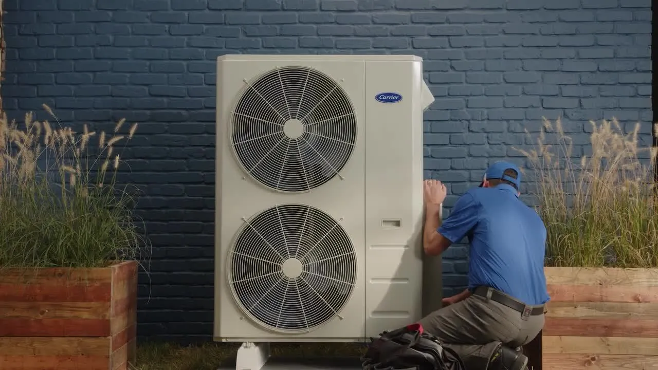 AC condenser unit at Plano TX residential home
